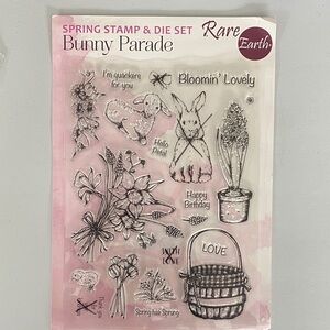 Bunny Parade PARTIAL Clear Stamp Set